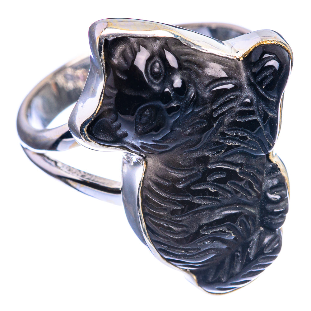 Black Onyx Ring Size 9 (925 Sterling Silver) R142388