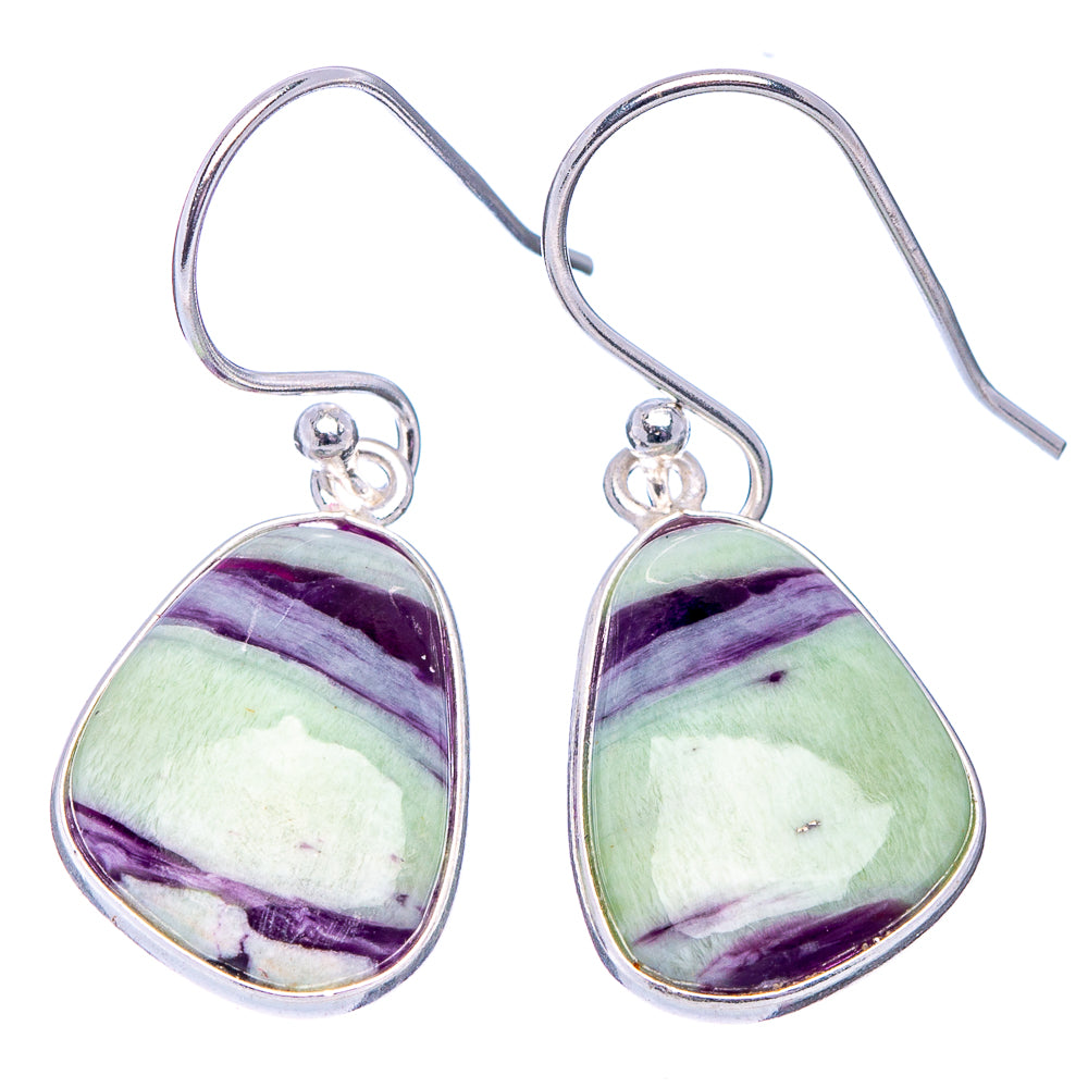 Kammererite Earrings 1 1/4" (.925 Sterling Silver)