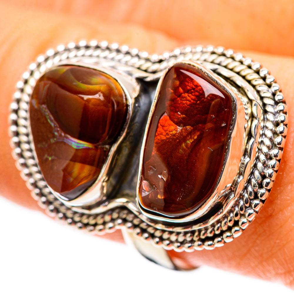 Mexican Fire Agate 925 Sterling Silver Ring Size 9 (925 Sterling Silver) RING139559