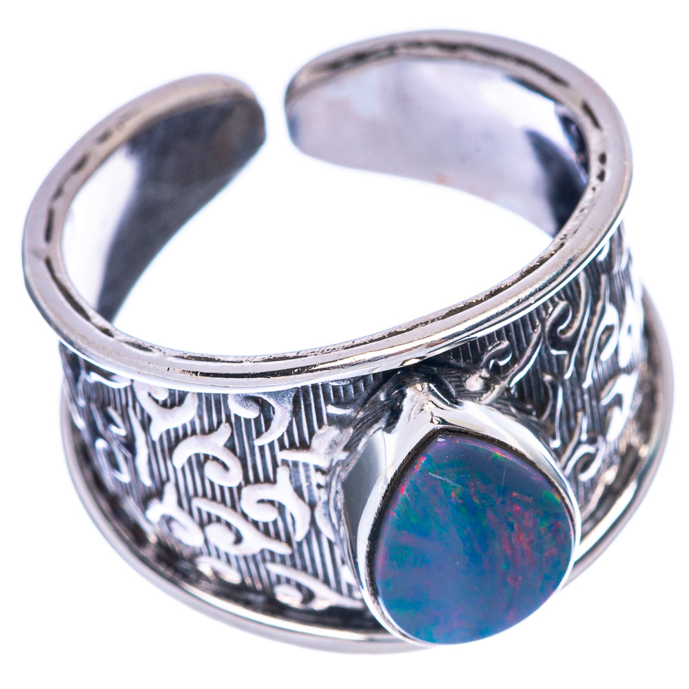 Rare Australian Fire Opal Ring Size 7 (925 Sterling Silver) R145596