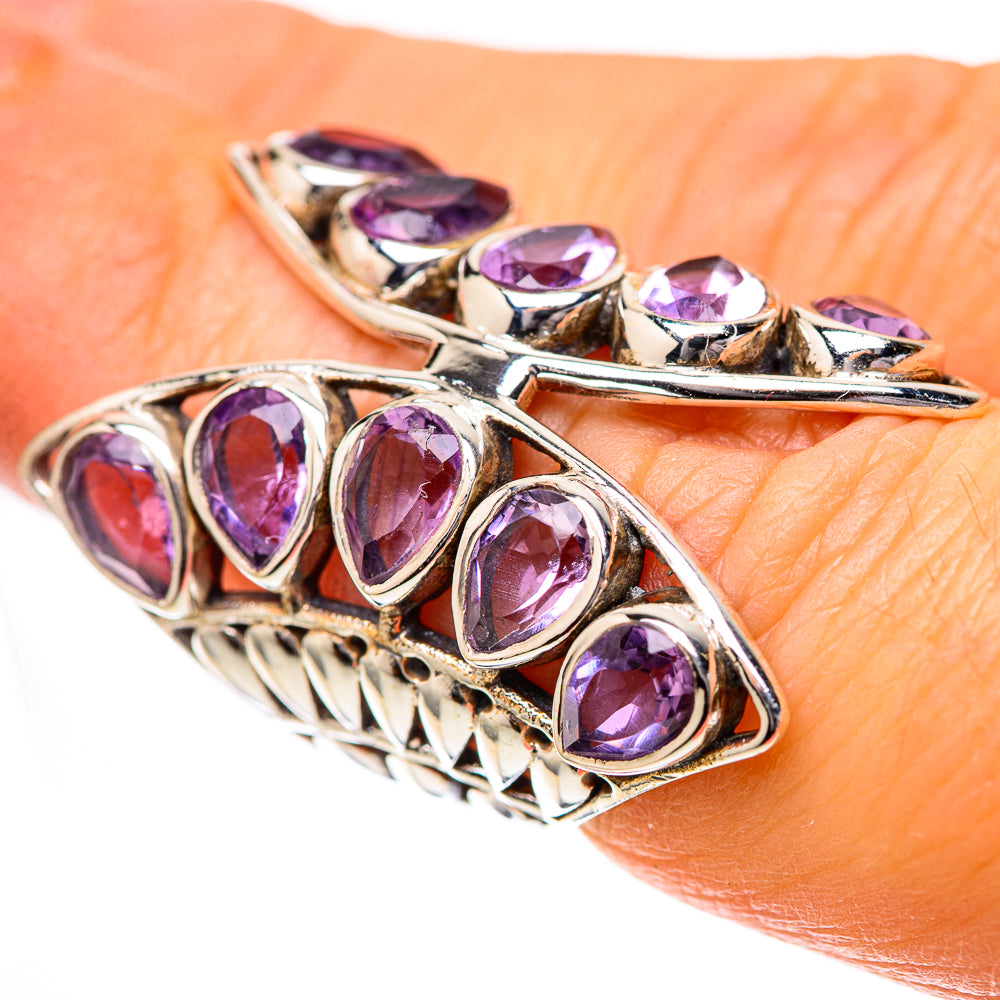 Large Amethyst 925 Sterling Silver Ring Size 6 (925 Sterling Silver) RING139682