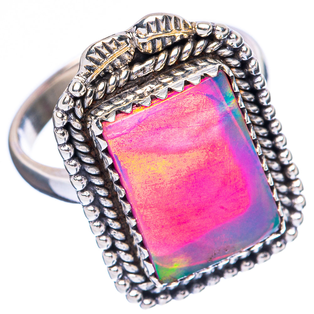 Aura Opal Ring Size 8.5 (925 Sterling Silver) R4086