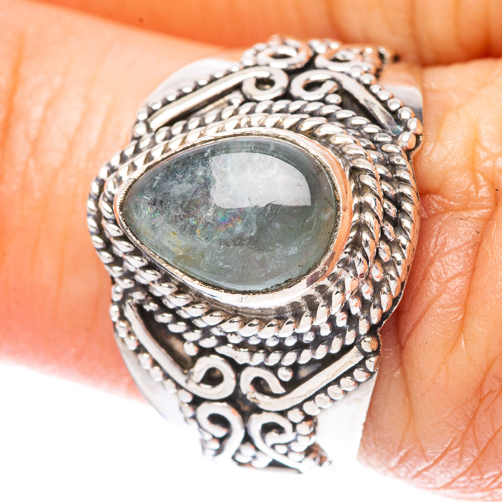 Aquamarine Ring Size 6.5 (925 Sterling Silver) R4007