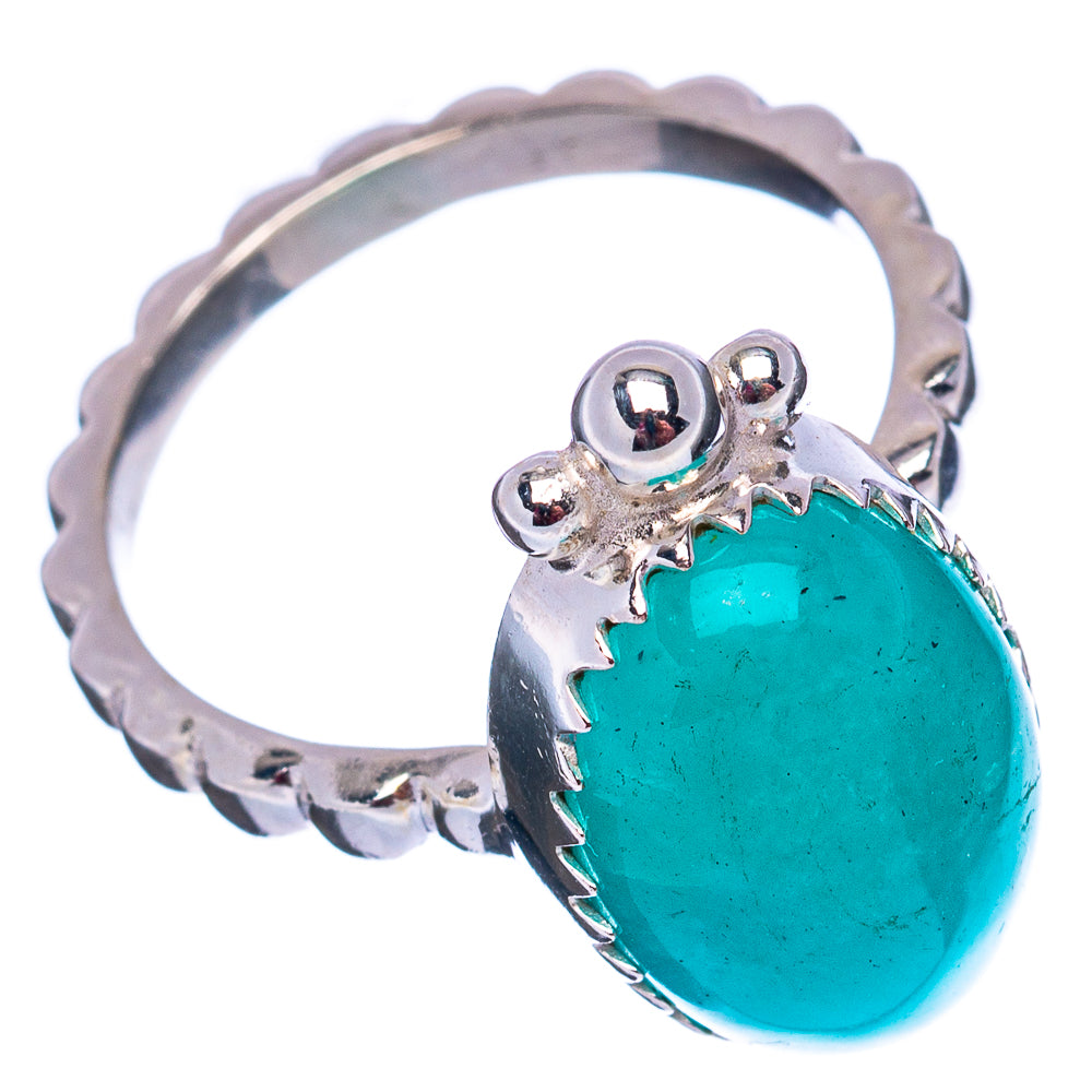 Amazonite Ring Size 6.75 (.925 Sterling Silver)