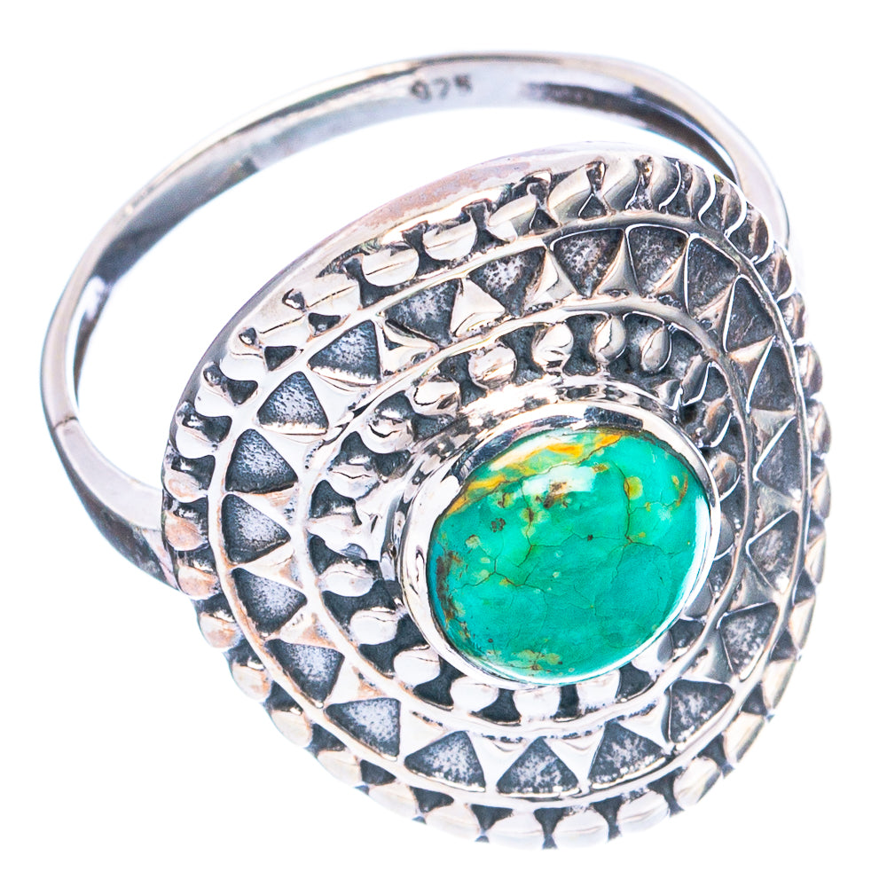 Rare Arizona Turquoise Ring Size 9 (925 Sterling Silver) R4778
