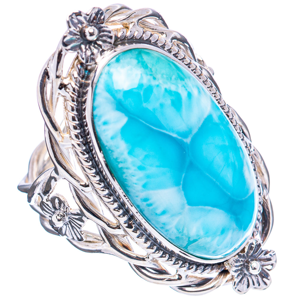Signature Larimar Ring Size 8 (.925 Sterling Silver)