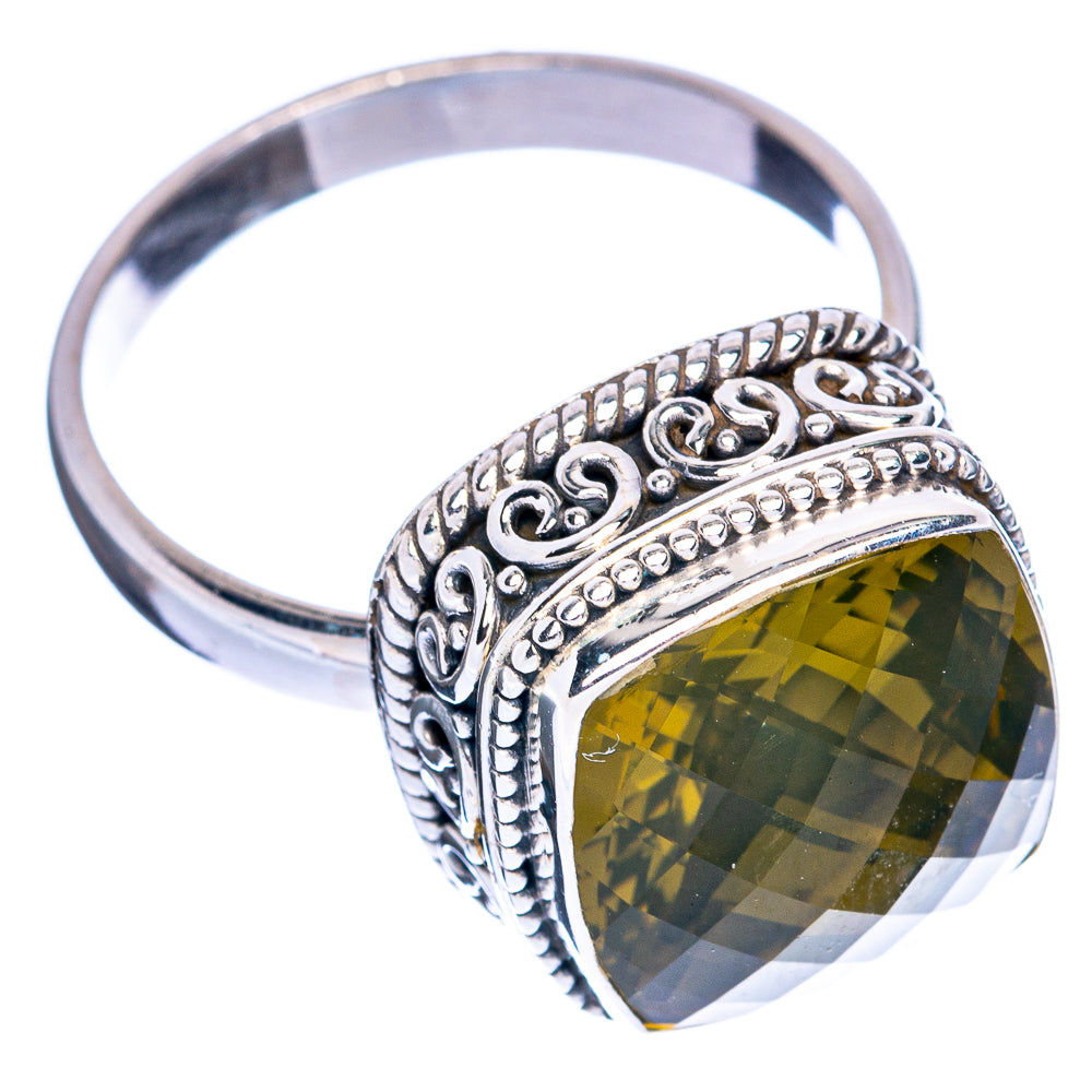 Faceted Citrine Ring Size 11.75 (925 Sterling Silver) R144412