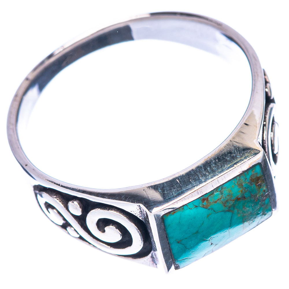 Rare Arizona Turquoise Ring Size 10.5 (925 Sterling Silver) R1491