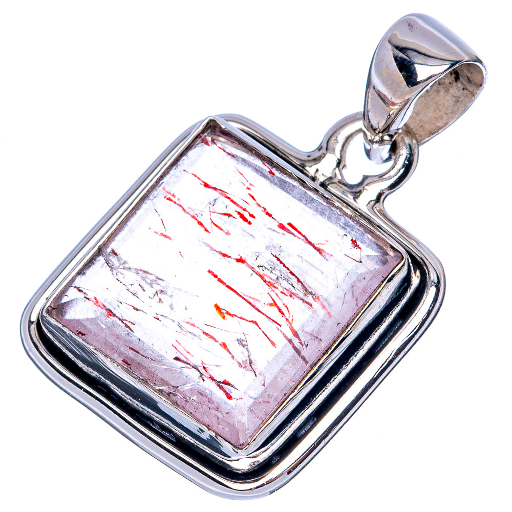 Rare Super Seven Pendant 1 1/8" (925 Sterling Silver) P41310