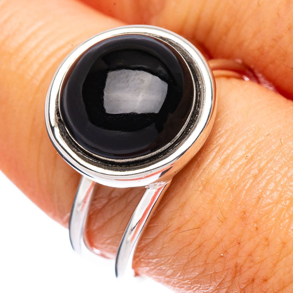 Asc Premium Black Onyx Ring Size 8.75 (925 Sterling Silver) R3478