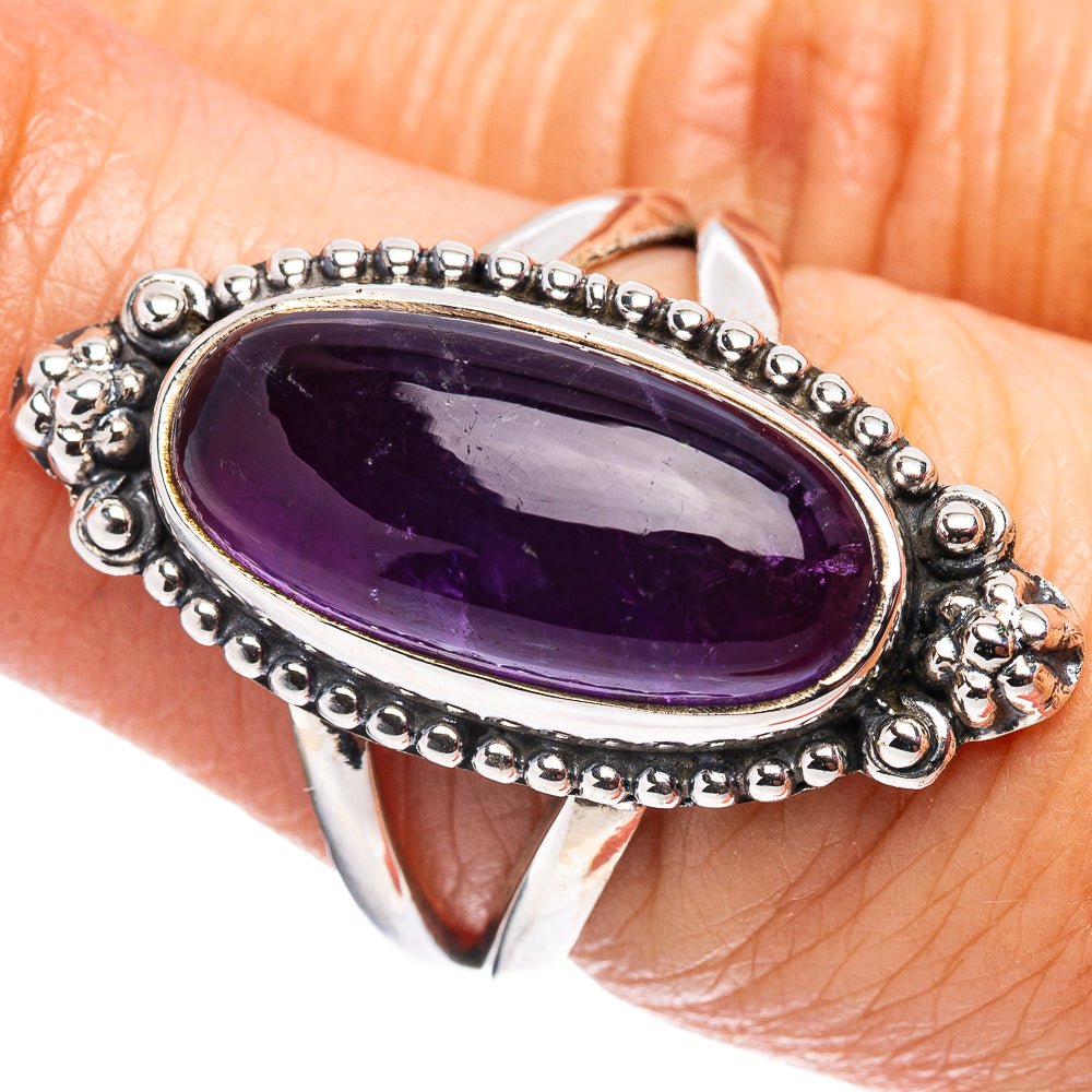 Amethyst Ring Size 7 (.925 Sterling Silver)