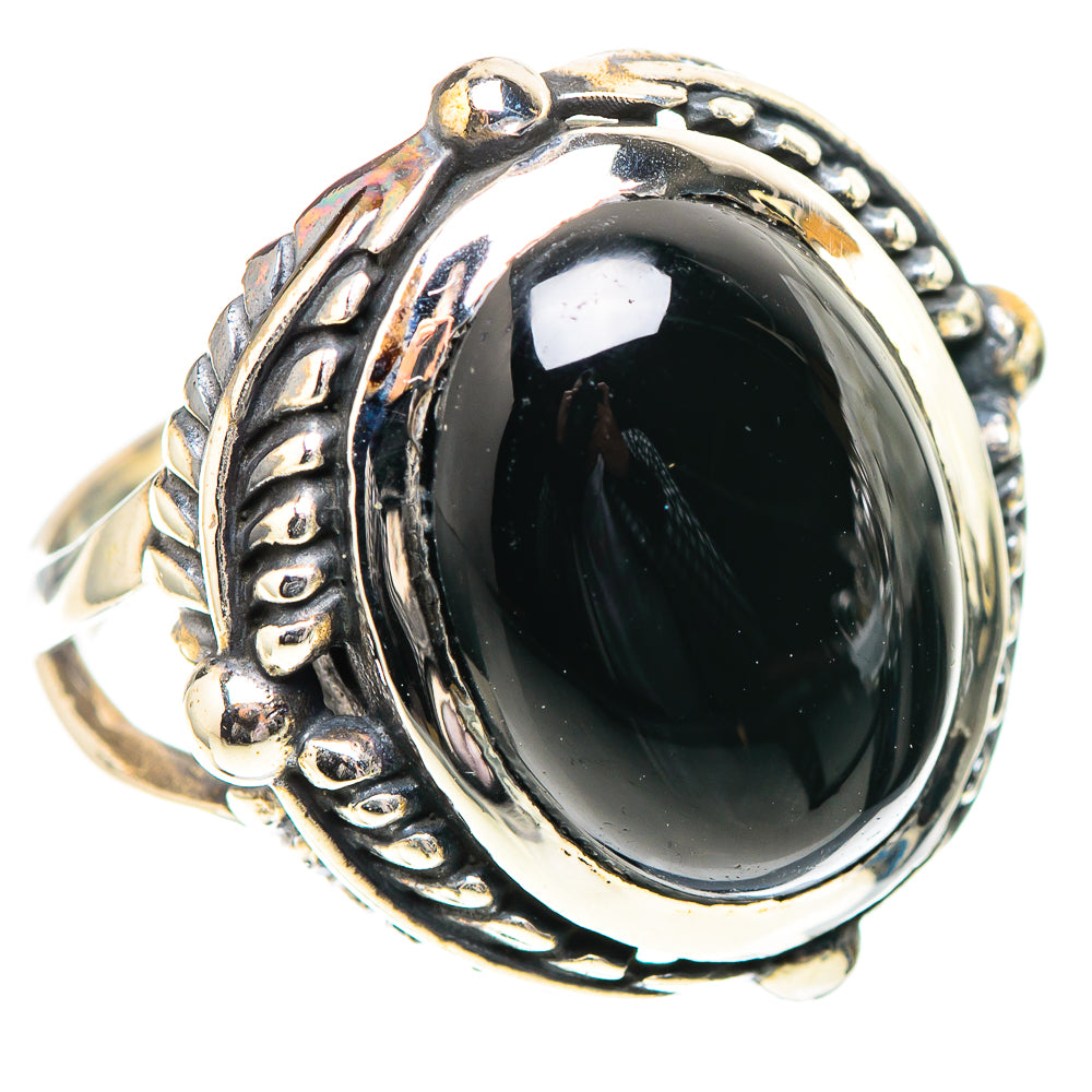 Black Onyx Ring Size 7.5 (925 Sterling Silver) RING138757