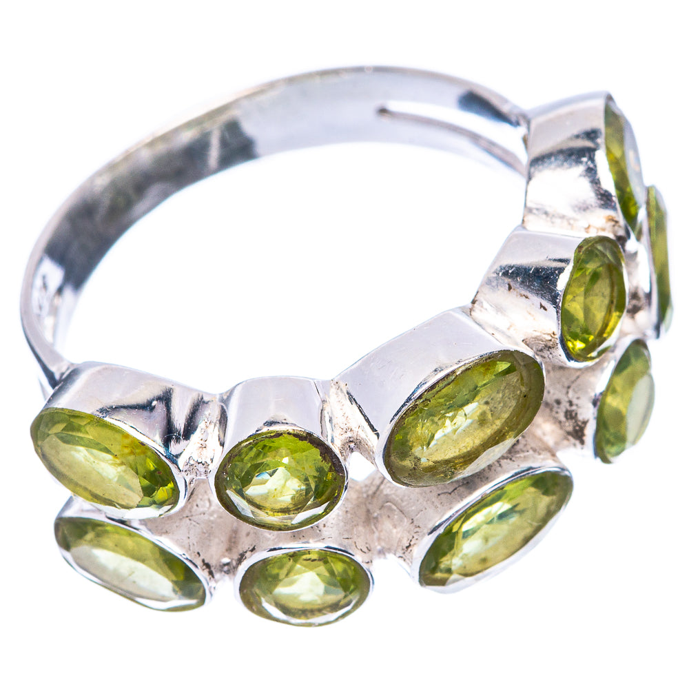 Peridot 925 Sterling Silver Ring Size 6.5 (925 Sterling Silver) R5451