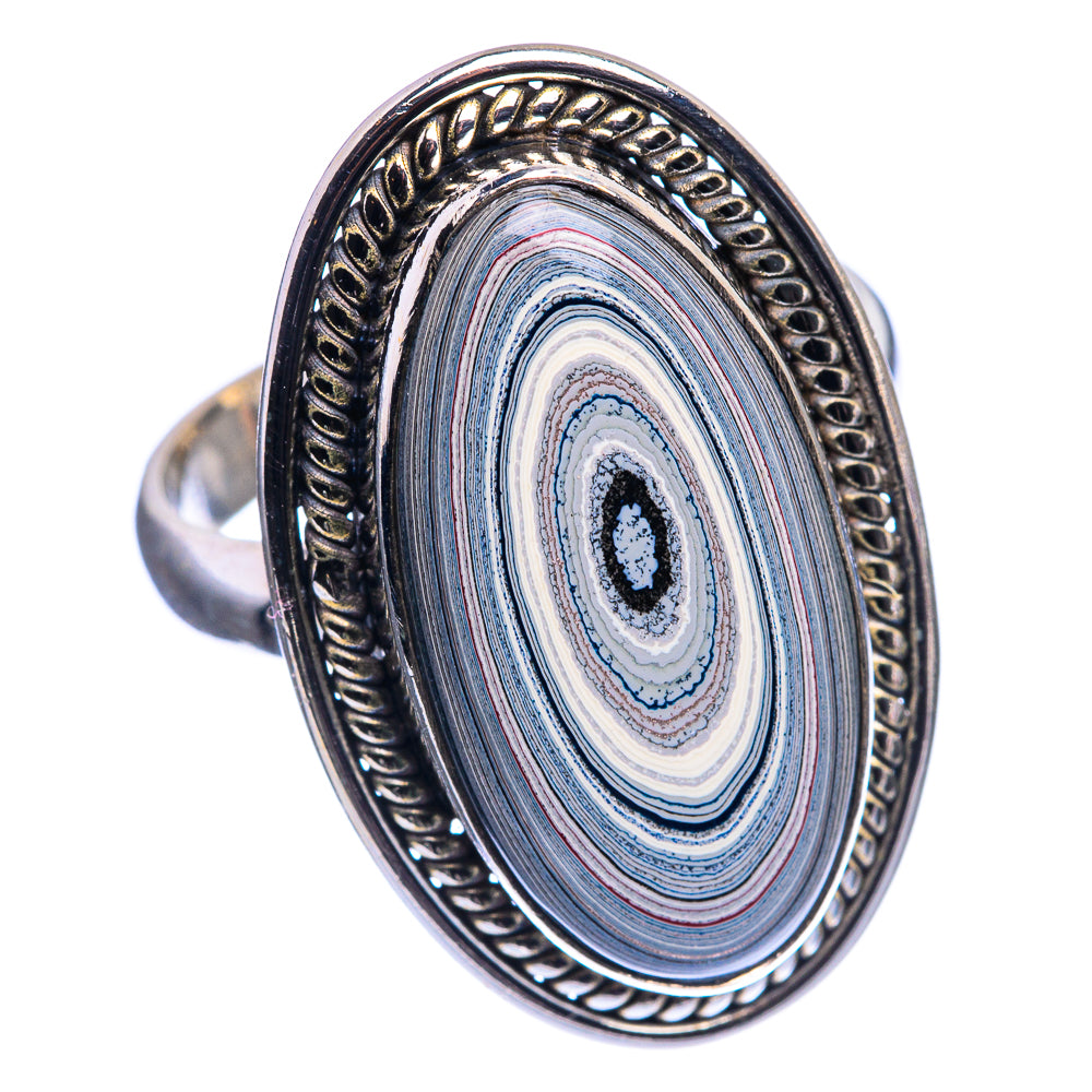Fordite Ring Size 9 (925 Sterling Silver) R142424