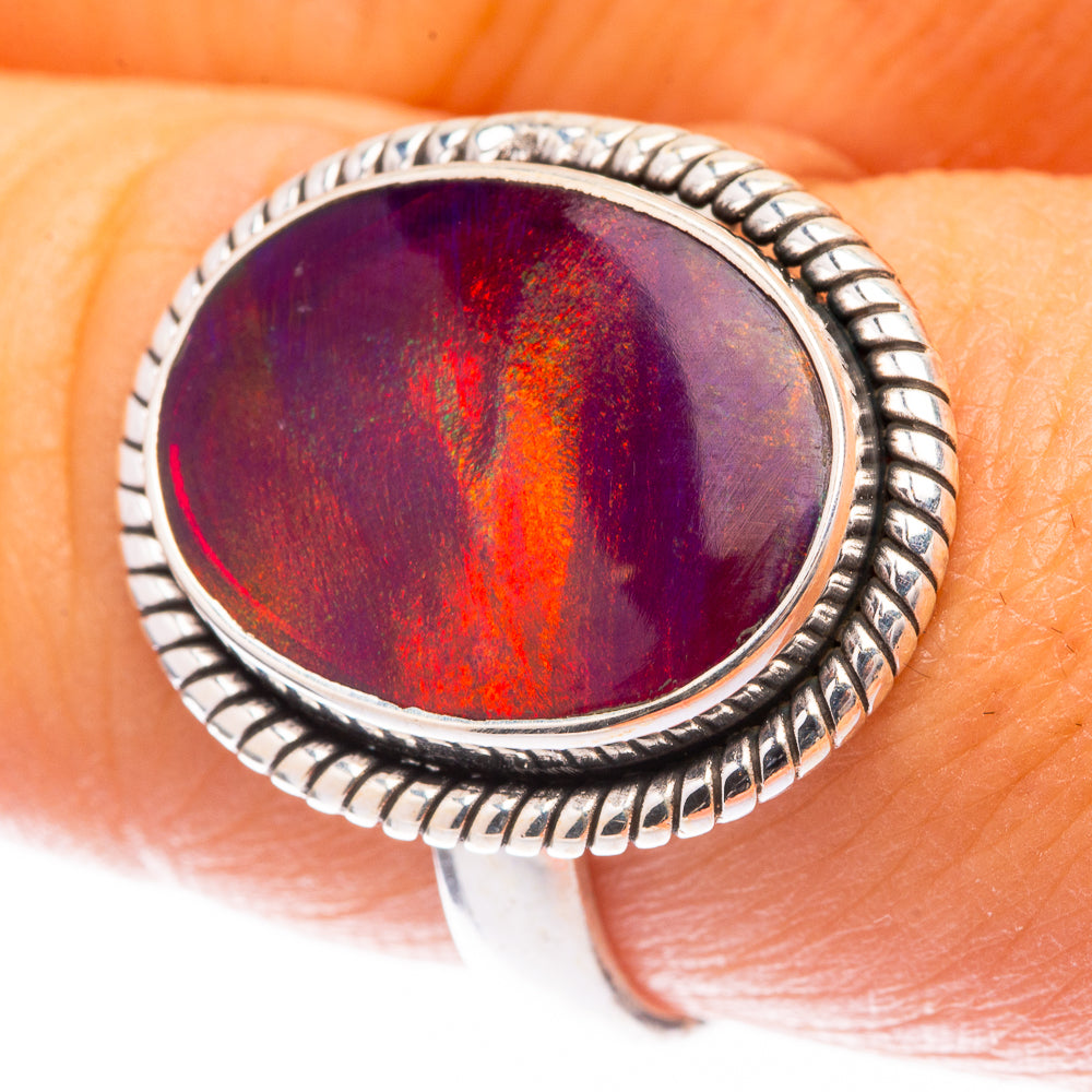Aura Opal Ring Size 8 (925 Sterling Silver) R141538