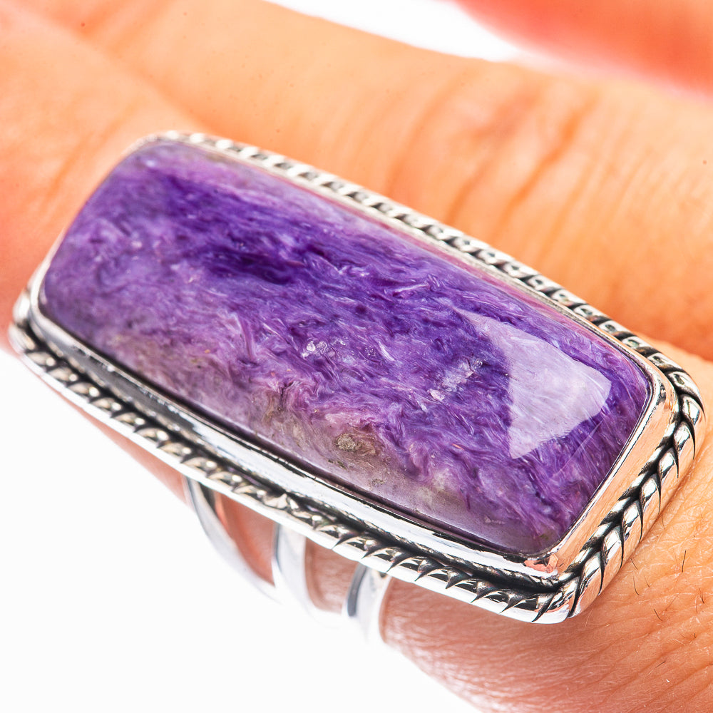 Charoite Ring Size 6.75 (925 Sterling Silver) R142041