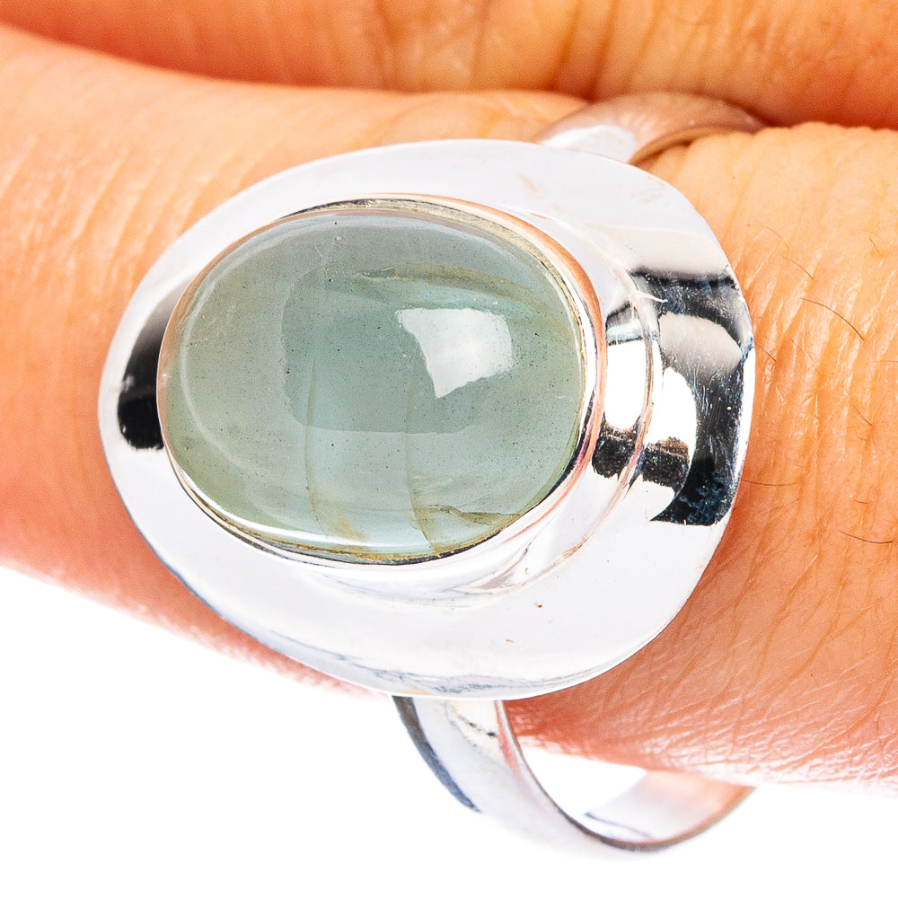 Aquamarine 925 Sterling Silver Ring Size 10.75 (925 Sterling Silver) R6137