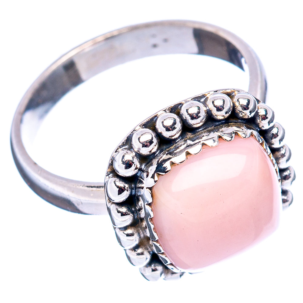 Pink Opal Ring Size 7 (.925 Sterling Silver)