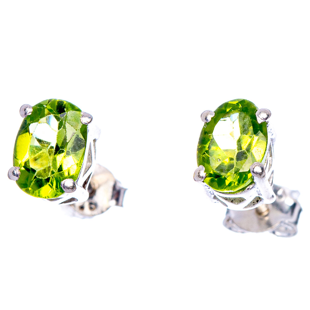 Peridot Dainty Earrings 1/4" (925 Sterling Silver) E433442