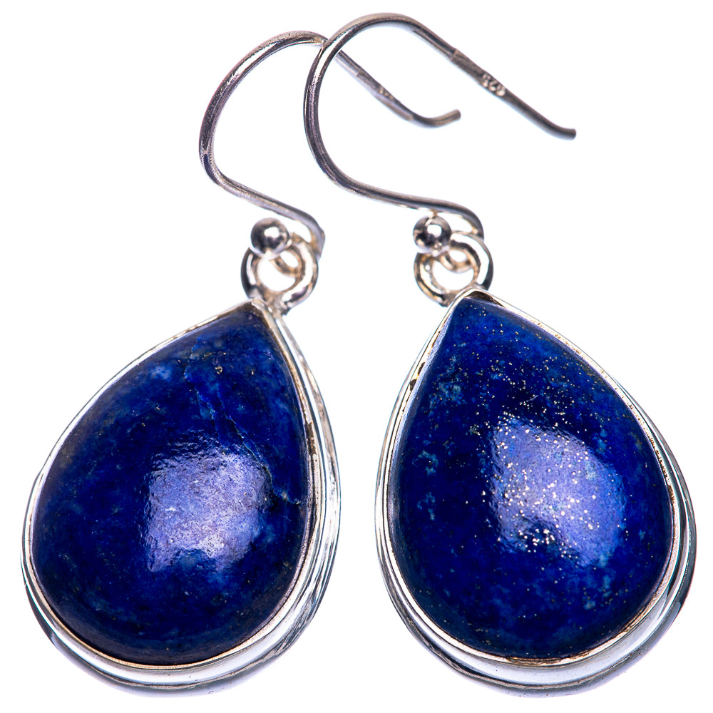 Lapis Lazuli Earrings 1 3/8" (925 Sterling Silver) E432518