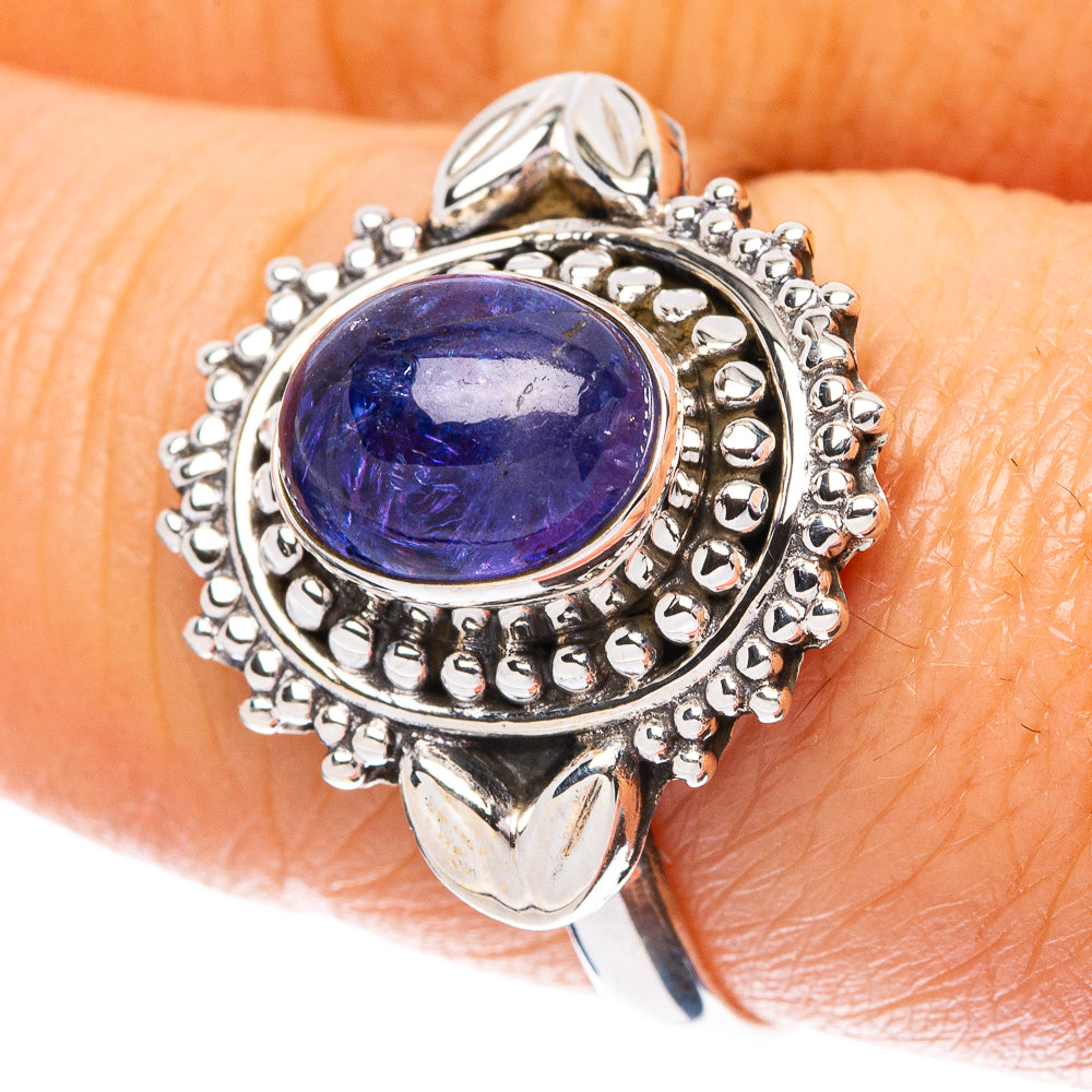 Rare Tanzanite Ring Size 8.25 (925 Sterling Silver) R4449
