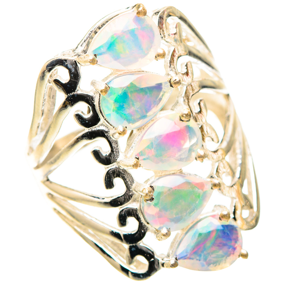 Ethiopian Opal 925 Sterling Silver Ring Size 6.5 (925 Sterling Silver) RING139356