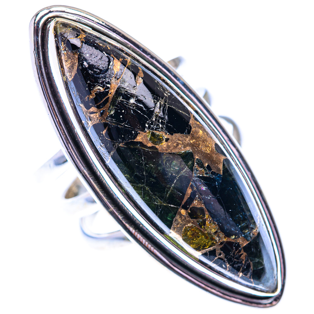 Large Mohave Black Onyx 925 Sterling Silver Ring Size 6.25 (925 Sterling Silver) RING140451