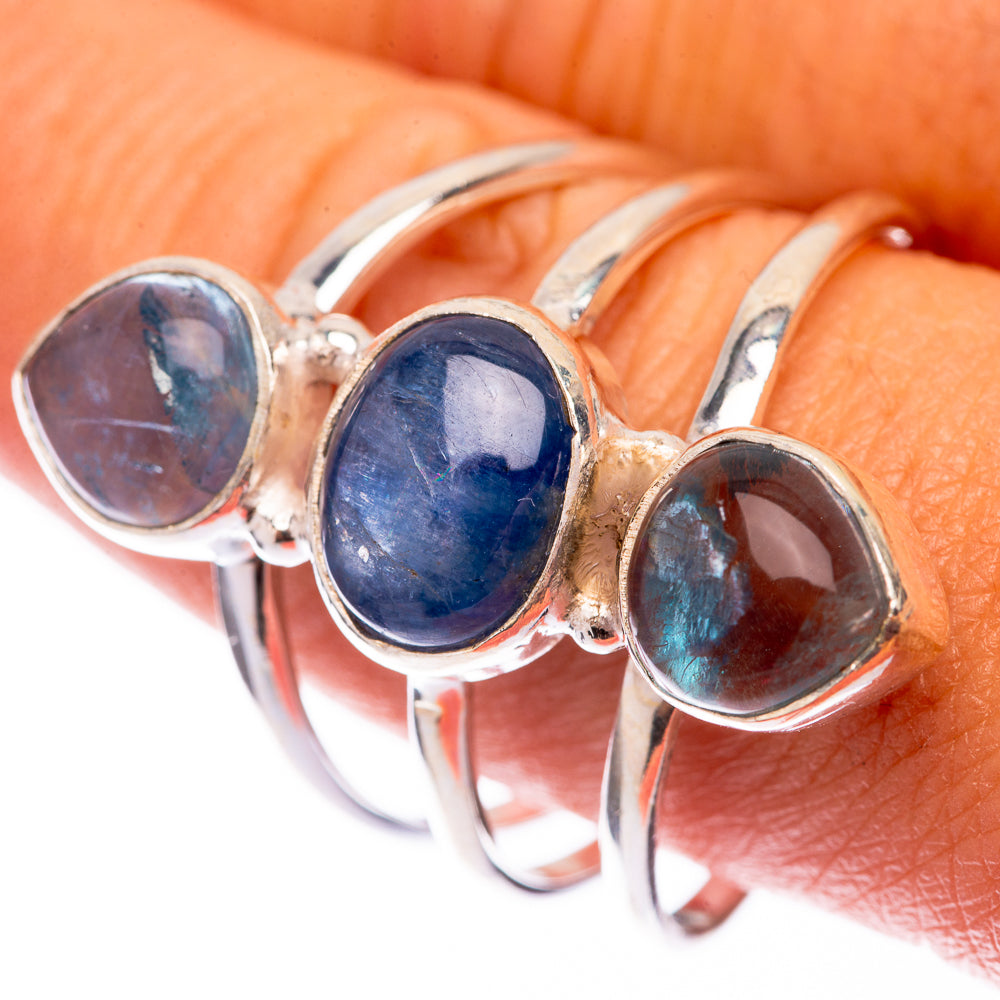 Kyanite, Blue Fluorite 925 Sterling Silver Ring Size 11 (925 Sterling Silver) RING140278