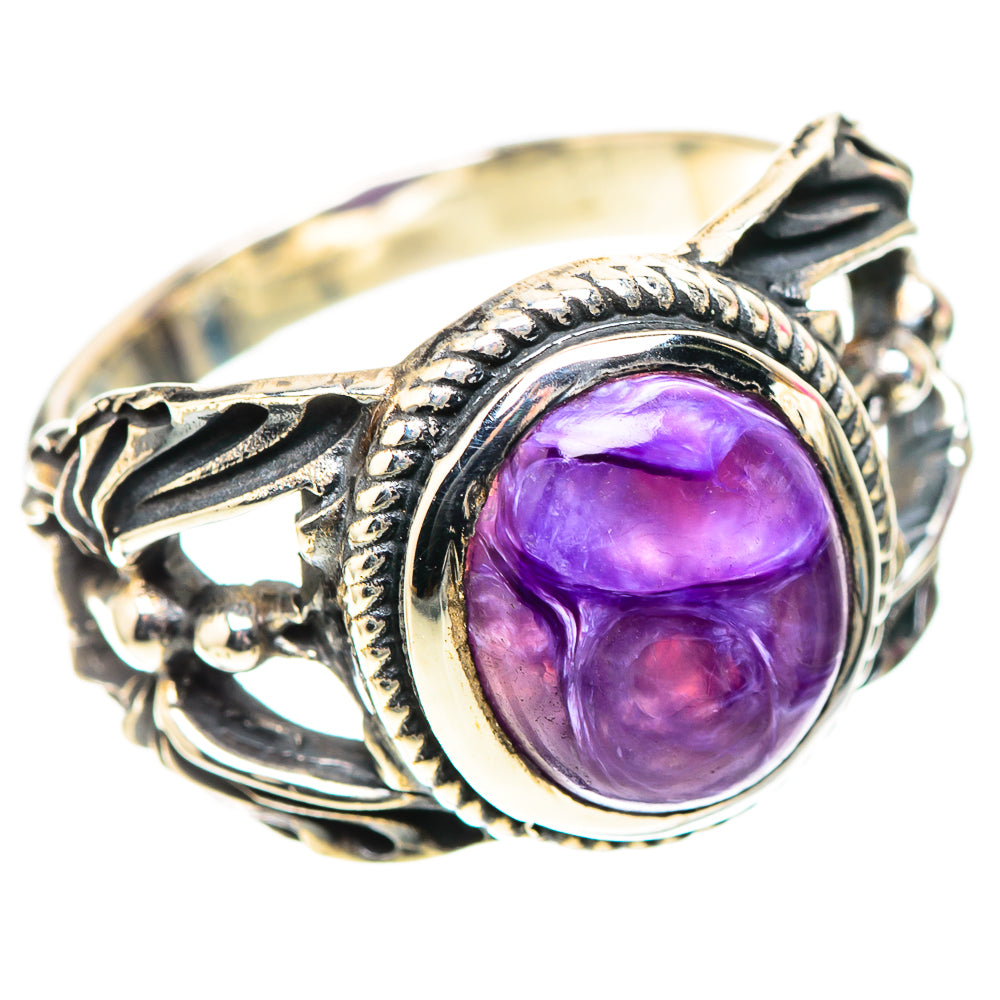 Charoite Ring Size 8.25 (925 Sterling Silver) RING138440