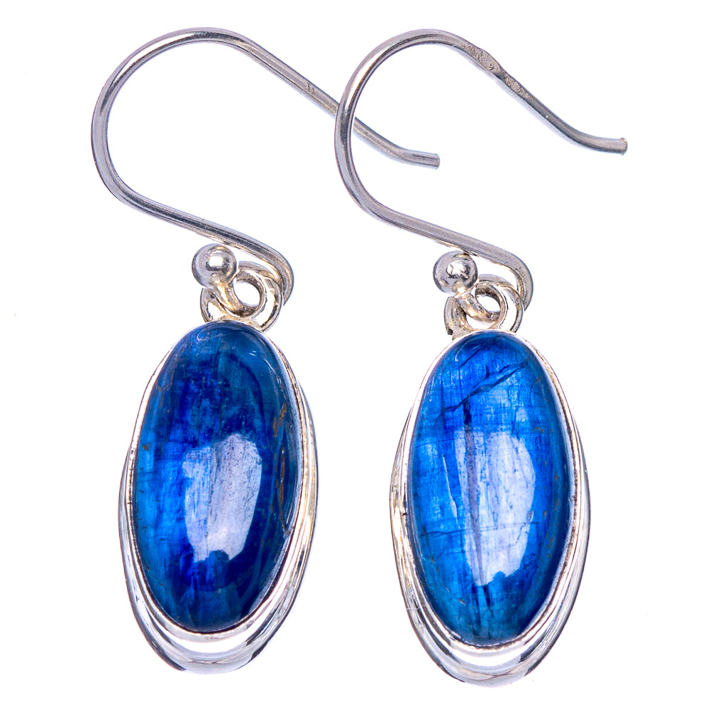 Kyanite Earrings 1 1/4" (925 Sterling Silver) E1870