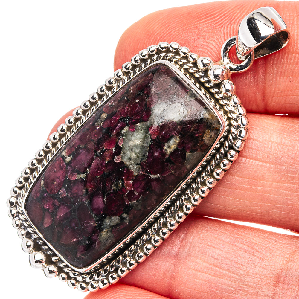 Premium Lepidolite In Quartz Pendant 2" (.925 Sterling Silver)