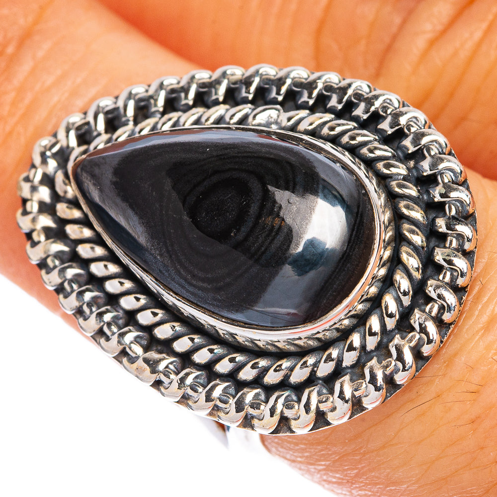 Psilomelane Ring Size 7 (925 Sterling Silver) R1282