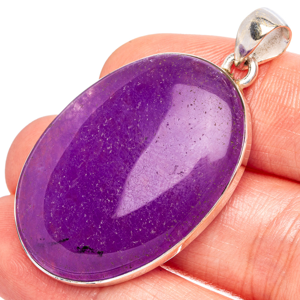 Purple Aventurine Pendants 1 3/4" (925 Sterling Silver) P43221
