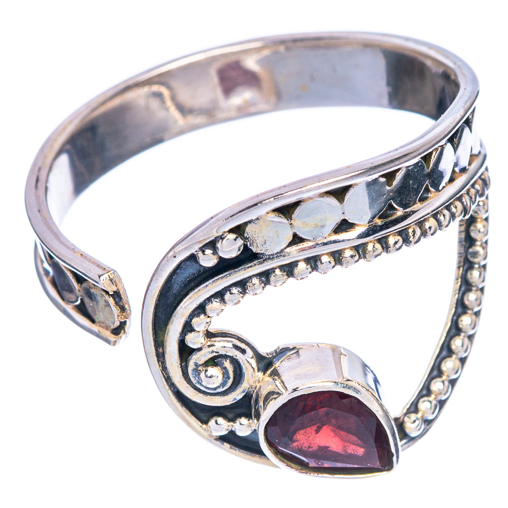 Garnet Ring Size 9.5 (925 Sterling Silver) R1248