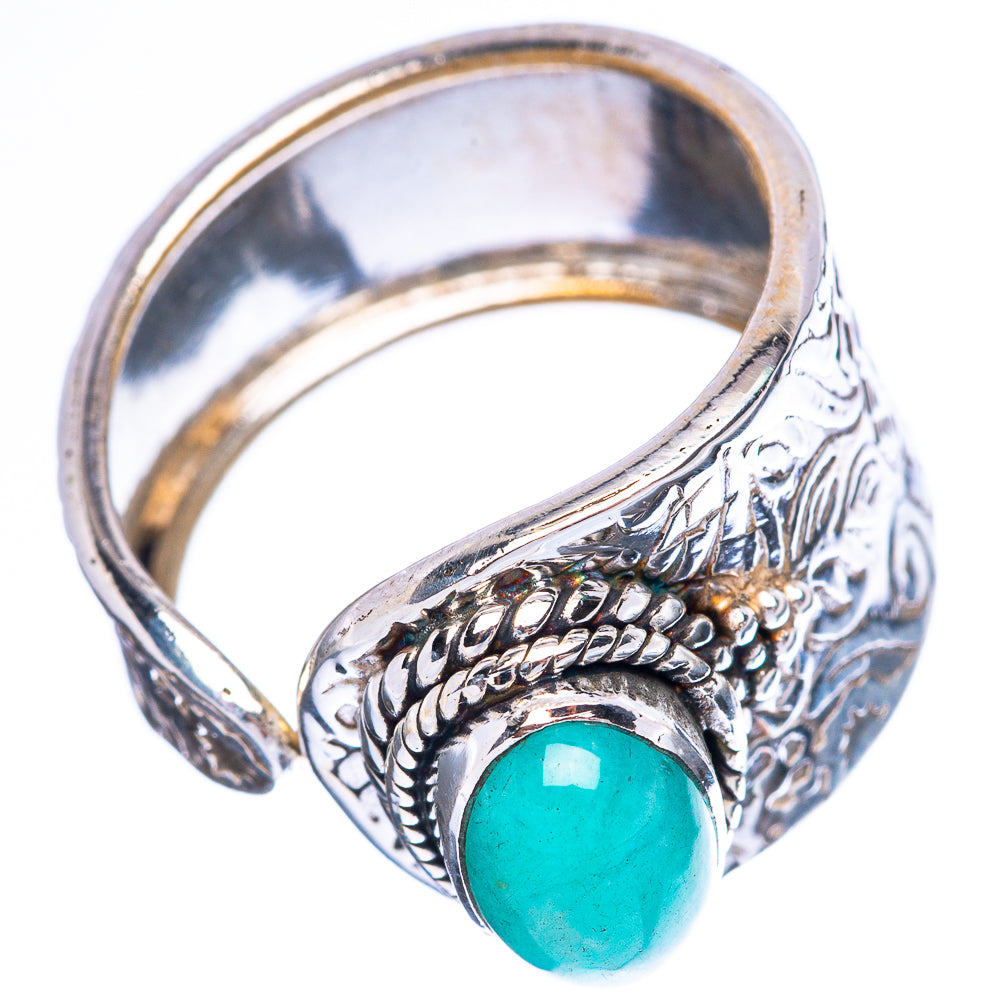 Amazonite Ring Size 6.5 (925 Sterling Silver) R3785