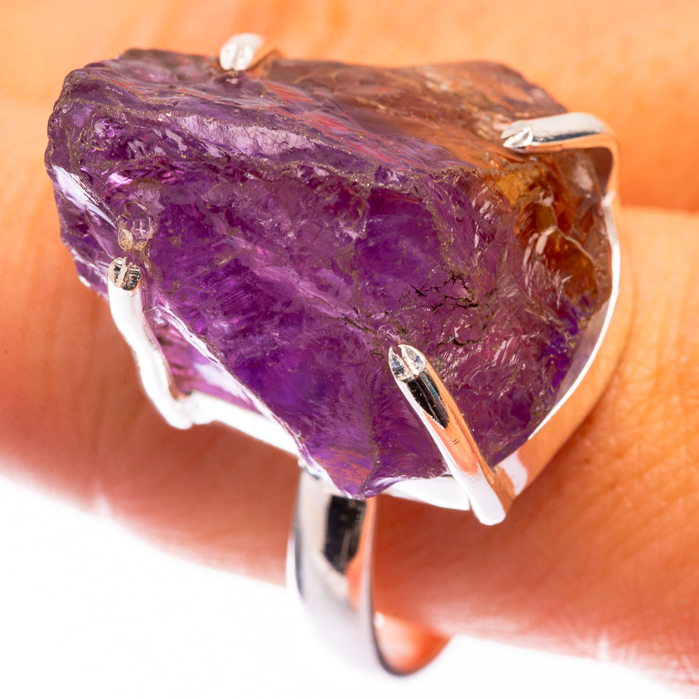 Large Raw Ametrine Ring Size 10.5 (925 Sterling Silver) R141427