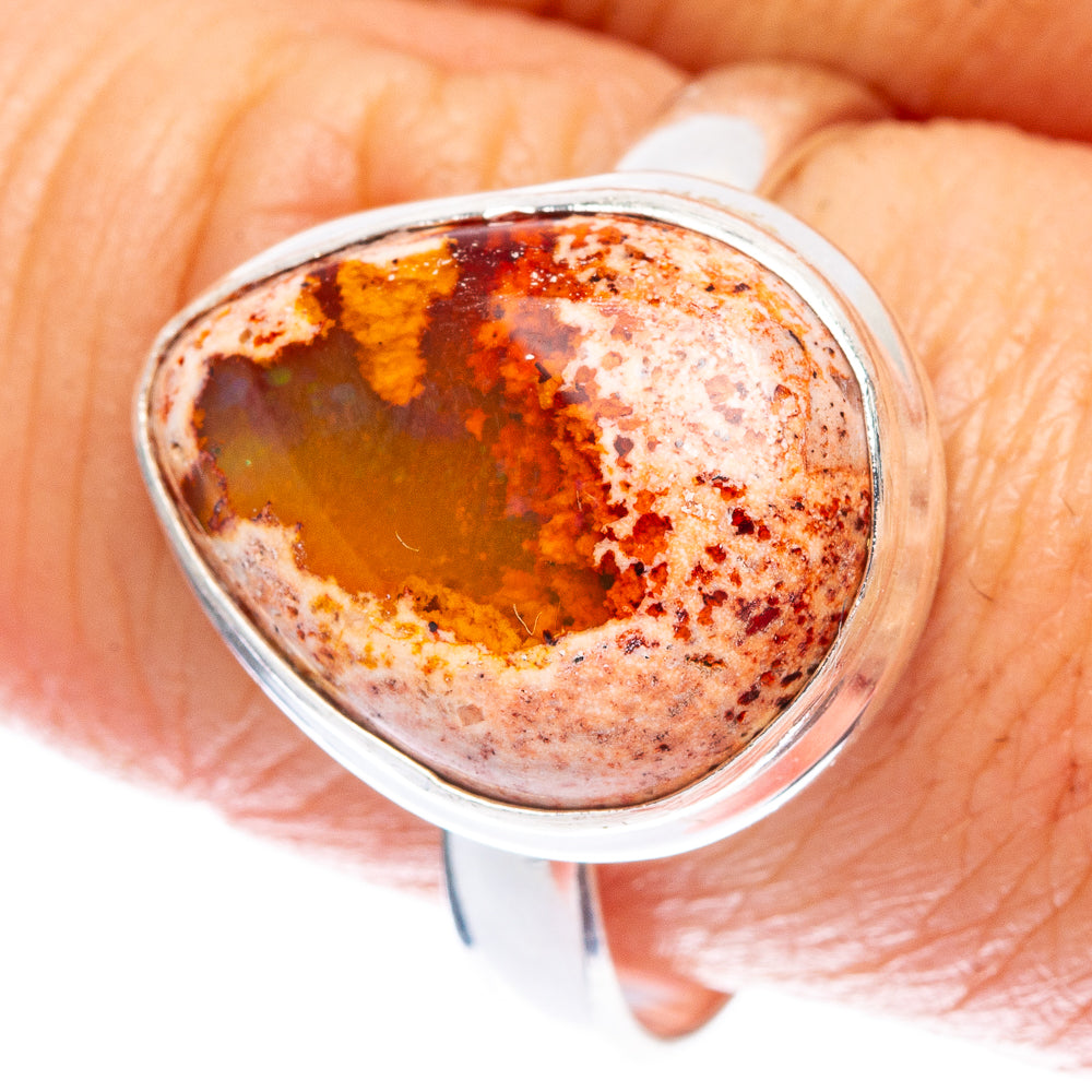 Rare Mexican Fire Opal Ring Size 9.75 (925 Sterling Silver) R146675