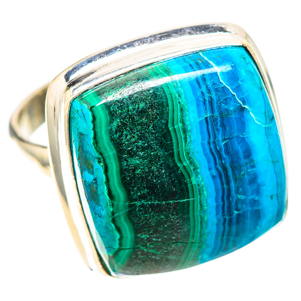 Malachite In Chrysocolla Ring Size 10.25 (925 Sterling Silver) RING138809