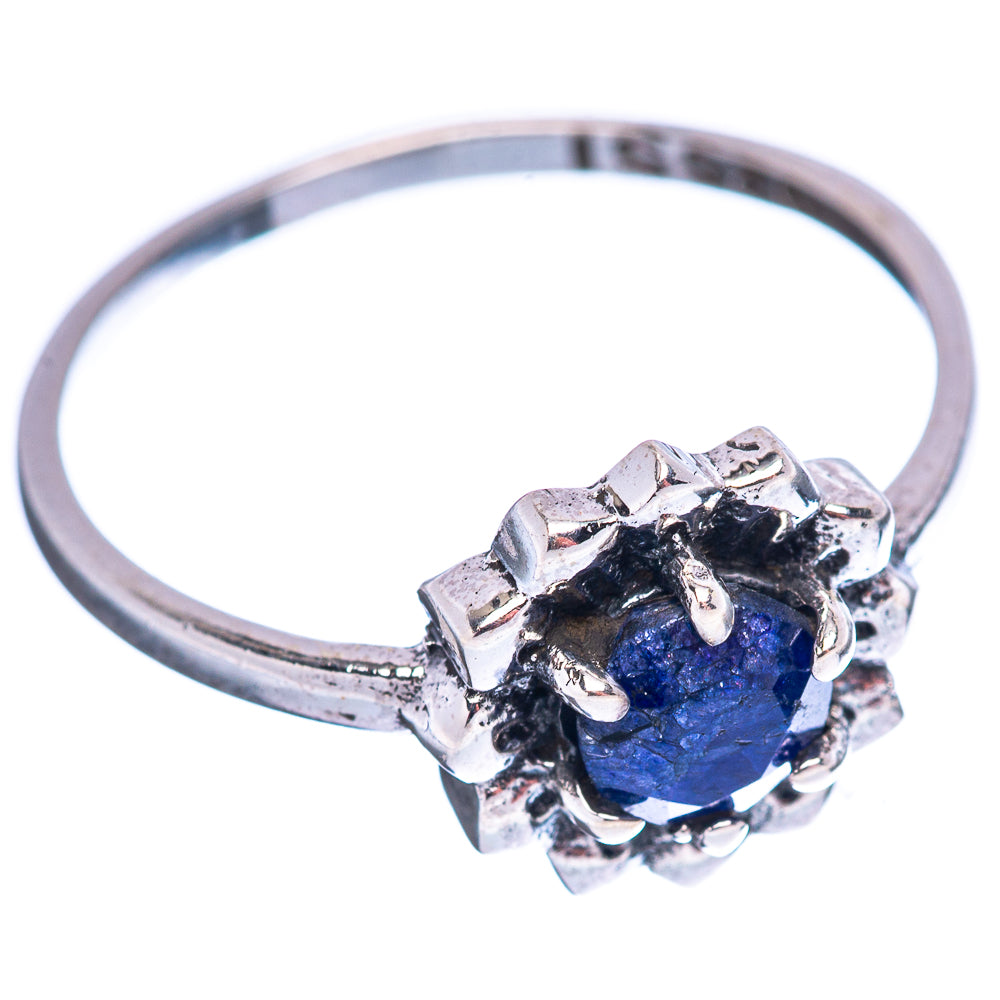 Dainty Blue Sillimanite Ring Size 7 (.925 Sterling Silver)