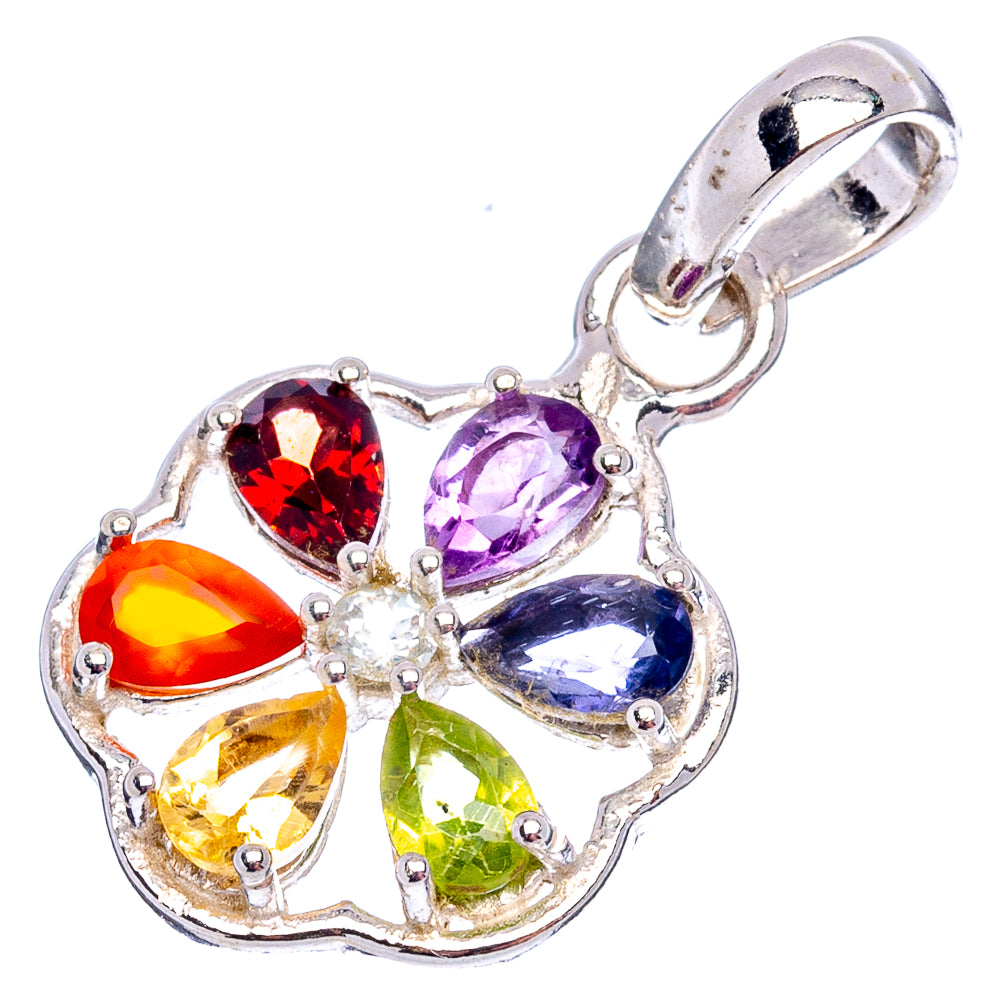 Chakra Pendant 1 1/4" (.925 Sterling Silver)