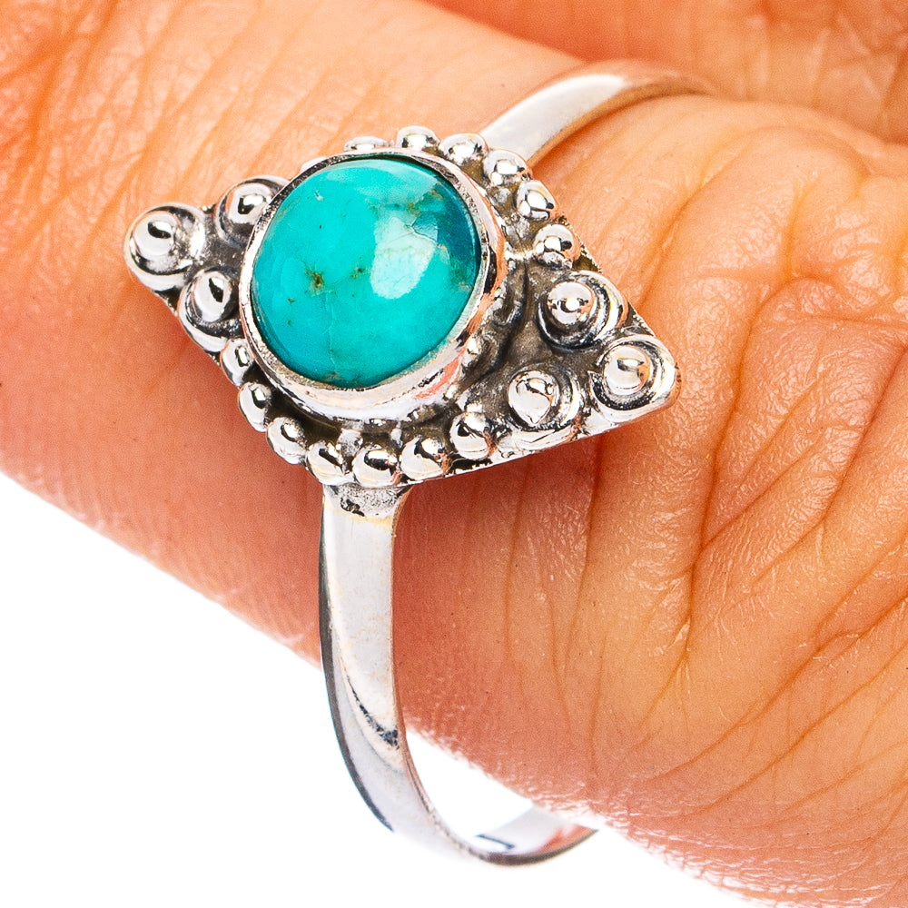 Mohave Turquoise Ring Size 8.75 (925 Sterling Silver) R8338