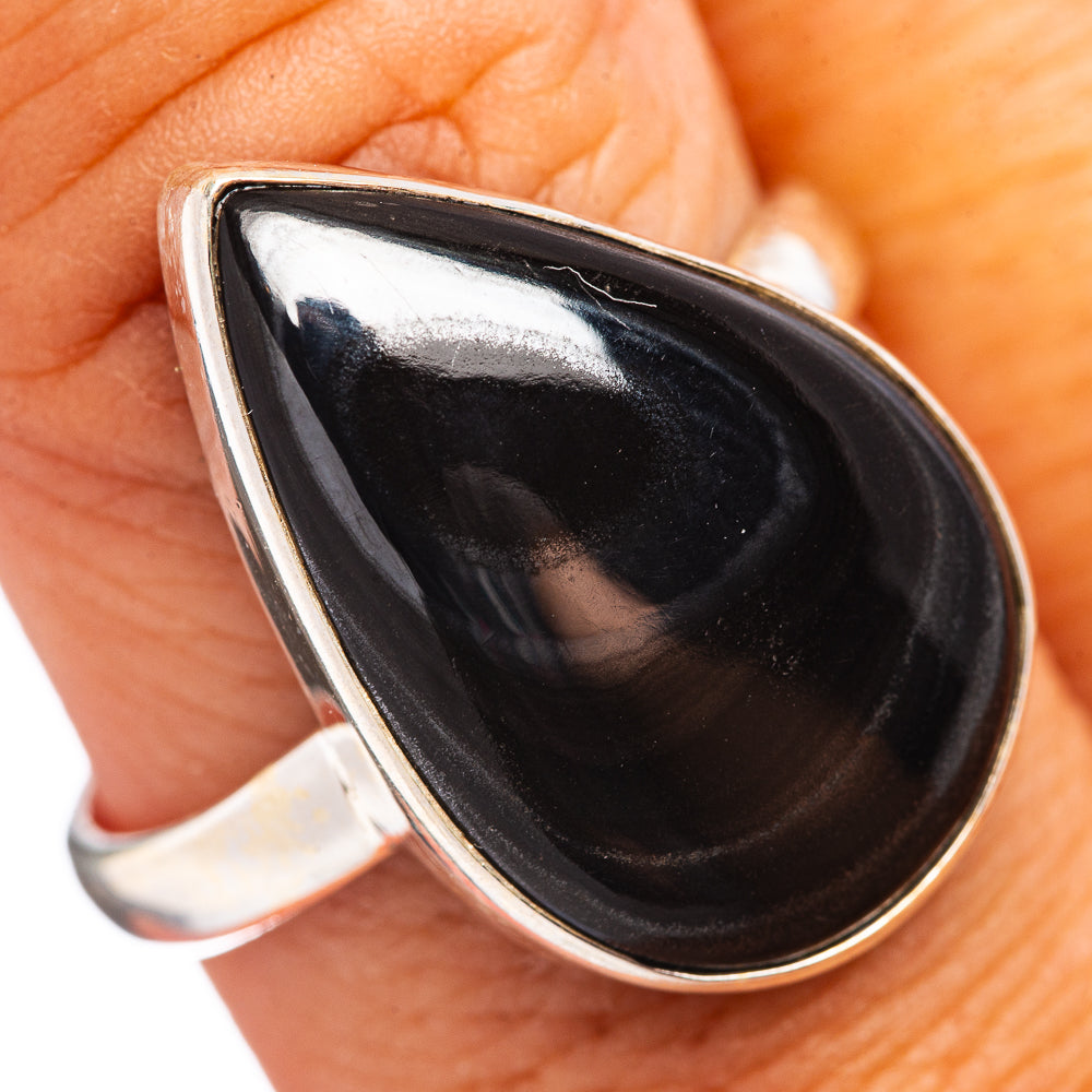 Psilomelane  Ring Size 9.75 (.925 Sterling Silver)
