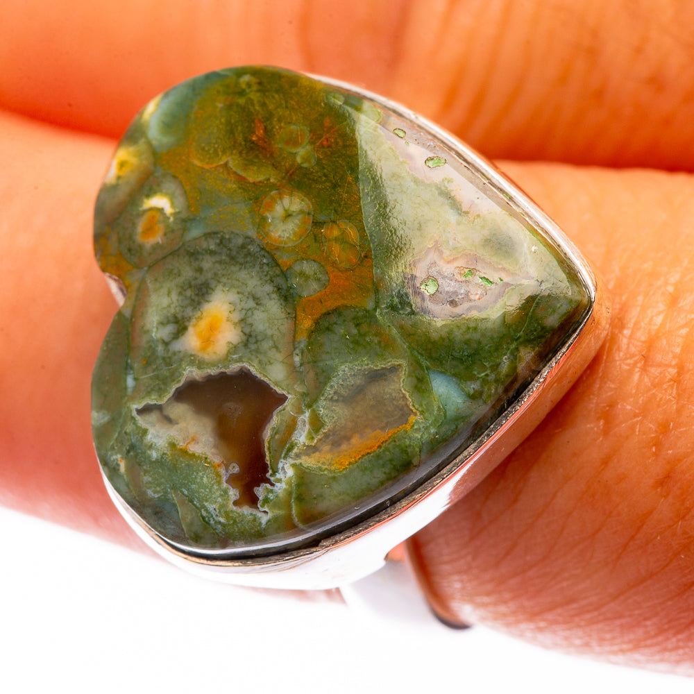 Rainforest Opal Ring Size 7.5 (925 Sterling Silver) R141083