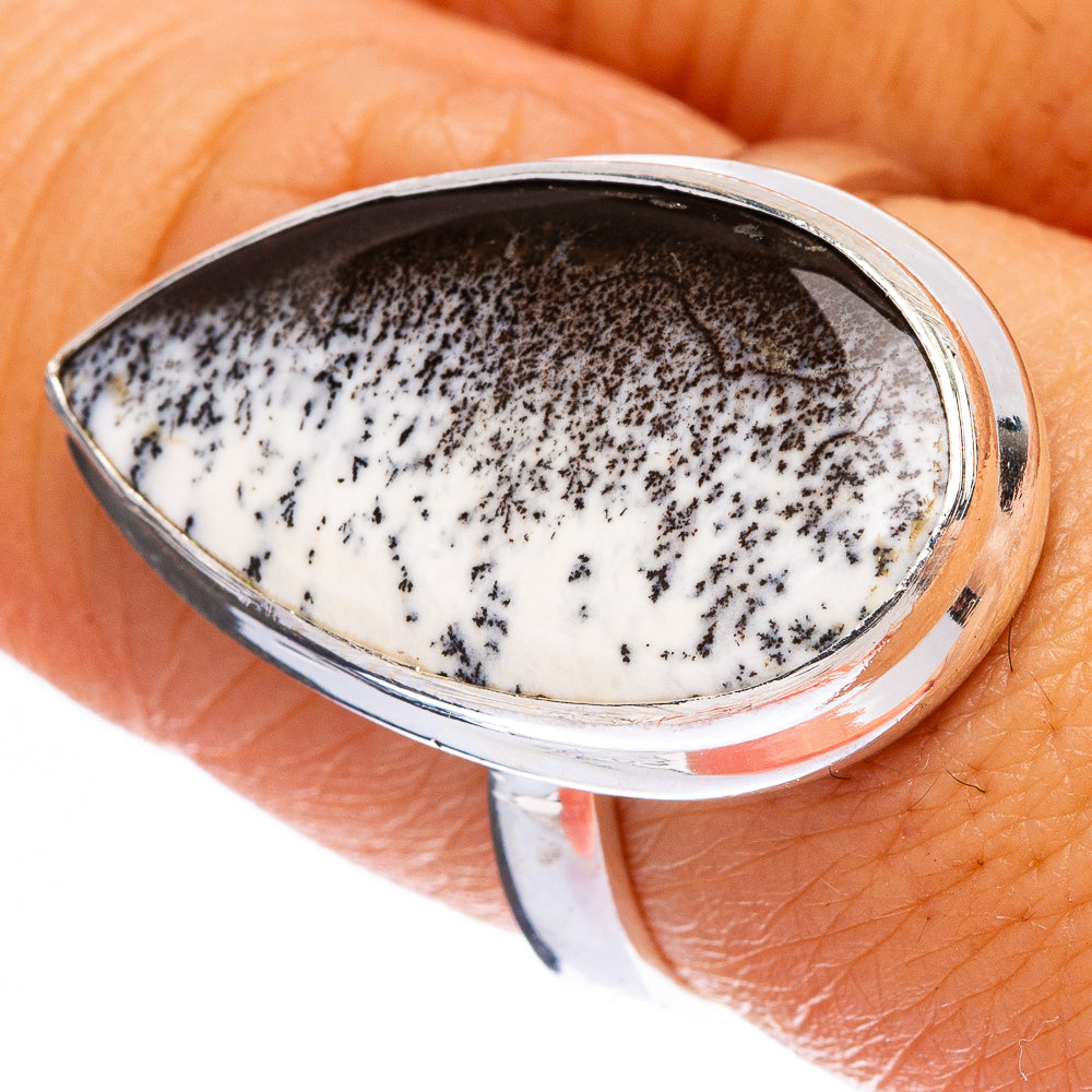 Dendritic Opal Ring Size 7.75 (925 Sterling Silver) R146268