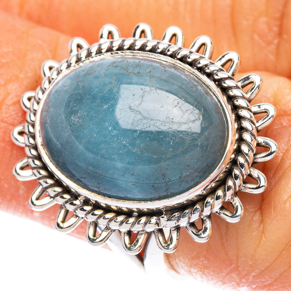 Aquamarine Ring Size 5.25 (925 Sterling Silver) R2432