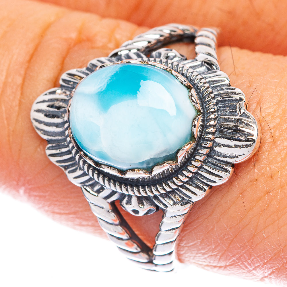 Larimar Ring Size 9 (925 Sterling Silver) R144584