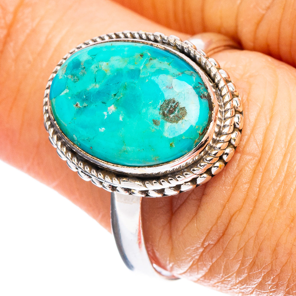 Mohave Turquoise Ring Size 8.25 (925 Sterling Silver) R7972