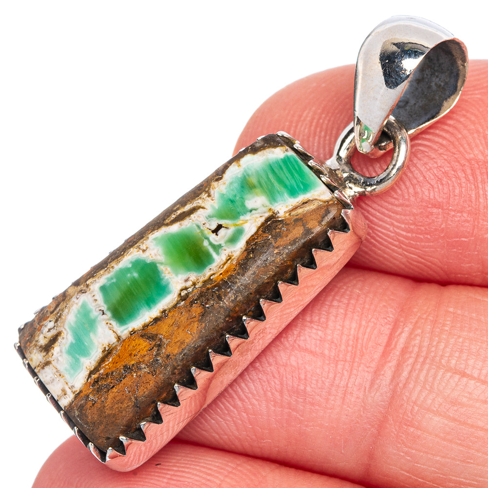 Variscite Pendant 1 1/2" (925 Sterling Silver) P40715