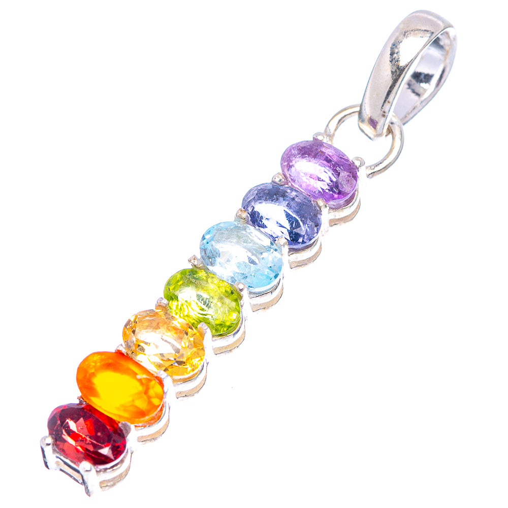 Chakra Pendant 1 5/8" (.925 Sterling Silver)
