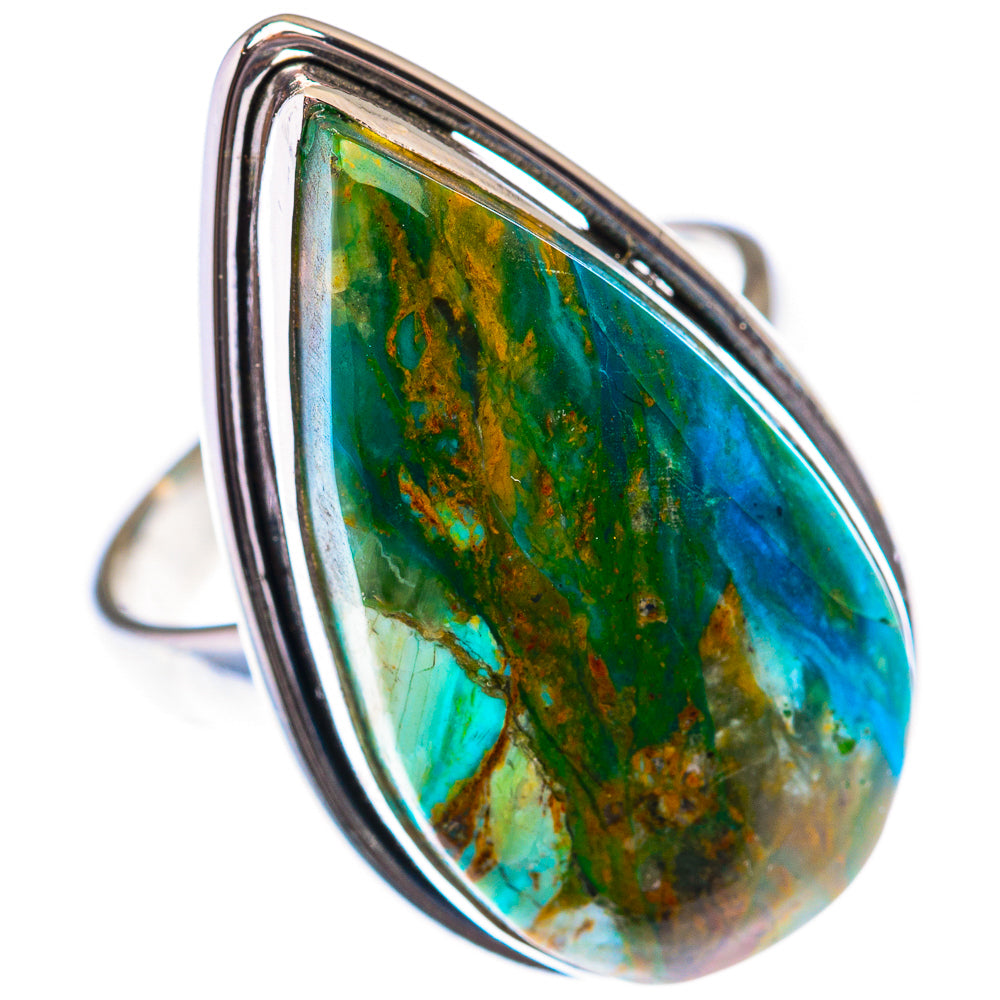 Large Peruvian Opal Ring Size 8.25 (925 Sterling Silver) RING140071